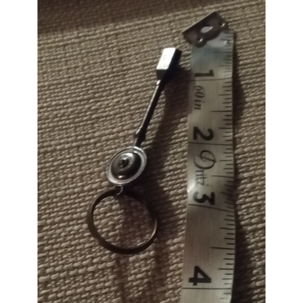 Street Lamp Keychain Miniature Vintage Style Black Metal Dark Academia Accessory